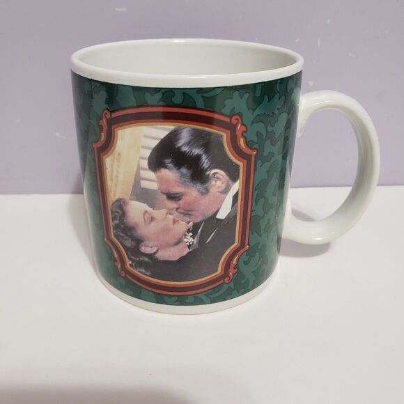 Gone With The Wind ( Rhett Scarlett ) Coffee Cup Mugs Heirloom Tradition - Picture 1 of 4